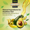 Nisha Fruit Care Hair & Beard Colour Gel 1000ml, Original Black, No Ammonia, 100% Grey Coverage, Long-Lasting, Vegan