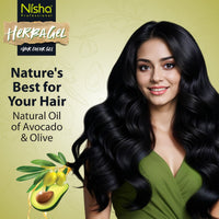Nisha Fruit Care Hair & Beard Colour Gel 1000ml, Original Black, No Ammonia, 100% Grey Coverage, Long-Lasting, Vegan