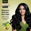 Nisha Fruit Care Hair & Beard Colour Gel 1000ml, Original Black, No Ammonia, 100% Grey Coverage, Long-Lasting, Vegan