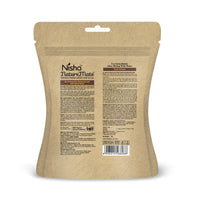Nisha Hair Colour for Women Dark Brown 100% Henna-Based Powder Long-Lasting Herbal Formula Ammonia-Free 45g Zipper Pouch