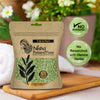 Nisha Hair Colour for Women Natural Black 100% Henna-Based Powder Long-Lasting Herbal Formula Ammonia-Free 45g Zipper Pouch