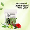 Nisha Hair Colour for Women Original Black 100% Henna-Based Powder Long-Lasting Herbal Formula Ammonia-Free 45g Zipper Pouch