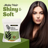 Nisha Hair Colour for Women Original Black 100% Henna-Based Powder Long-Lasting Herbal Formula Ammonia-Free 45g Zipper Pouch