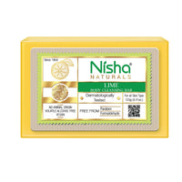 Nisha Lime Body Cleansing Soap Bar 125g – Paraben Free, Vegan, Gentle Cleanse for Soft & Supple Skin, Suitable for All Skin Types, Men & Women