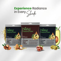 Nisha Naturemate Cream Hair Colour Dark Brown 30 ml (1 Pack)