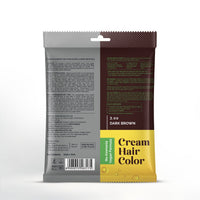 Nisha Naturemate Cream Hair Colour Dark Brown 30 ml (1 Pack)