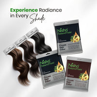 Nisha Naturemate Cream Hair Colour Dark Brown 30 ml (1 Pack)