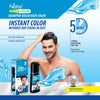 Nisha Quick Color Shampoo Hair Color, Ammonia Free, 100% Grey Coverage, Long Lasting Colour, for Men & Women, Original Black (180ml)