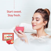 Nisha Strawberry Body Cleansing Soap Bar 125g â€“ Paraben Free, Vegan, Gentle Cleanse for Soft & Supple Skin, Suitable for All Skin Types, Men & Women