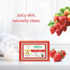 Nisha Strawberry Body Cleansing Soap Bar 125g â€“ Paraben Free, Vegan, Gentle Cleanse for Soft & Supple Skin, Suitable for All Skin Types, Men & Women