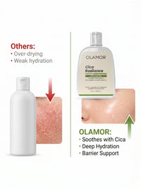 OLAMOR Cica Radiance Cleanser Gel - 120gm