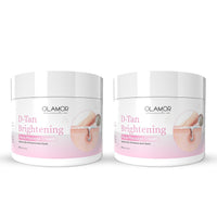 OLAMOR D-Tan Brightening Face Massage Cream 200GM Pack of 2