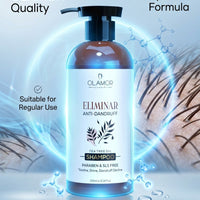 Olamor Eliminar Anti-Dandruff Shampoo for Dry Hair 300ml