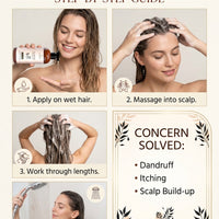 Olamor Eliminar Anti-Dandruff Shampoo for Dry Hair 300ml
