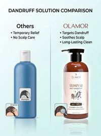 Olamor Eliminar Anti-Dandruff Shampoo for Dry Hair 300ml