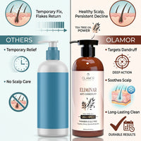 Olamor Eliminar Anti-Dandruff Shampoo for Dry Hair 300ml