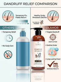 Olamor Eliminar Anti-Dandruff Shampoo for Dry Hair 300ml