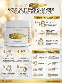 Olamor Gold Dust Face Cleanser 500GM