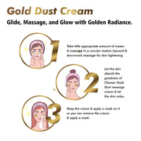 Olamor Gold Dust Face Massage Cream 500GM