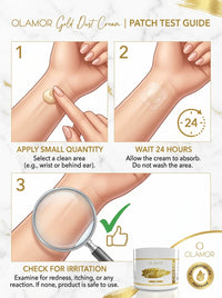Olamor Gold Dust Face Massage Cream 500GM