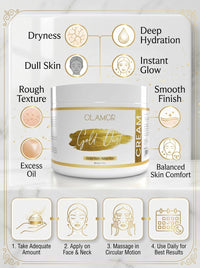 Olamor Gold Dust Face Massage Cream 500GM