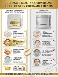 Olamor Gold Dust Face Massage Cream 500GM