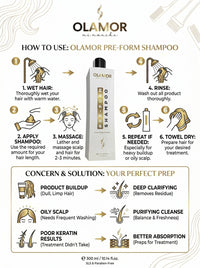 OLAMOR Pre-Form Shampoo