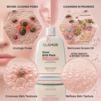 OLAMOR Rose BHA Pore Cleanser Gel - 120gm
