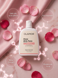 OLAMOR Rose BHA Pore Cleanser Gel - 120gm