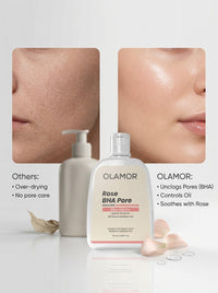 OLAMOR Rose BHA Pore Cleanser Gel - 120gm