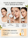OLAMOR Vitamin C Face Serum - Improves Skin Whitening Tone - 30ml