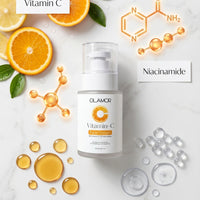 OLAMOR Vitamin C Face Serum - Improves Skin Whitening Tone - 30ml