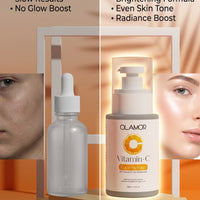 OLAMOR Vitamin C Face Serum - Improves Skin Whitening Tone - 30ml