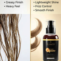 OLAMOR Vitamin-E Hair Serum with Macadamia Oil for Frizzy Hair & Healthier Hair Growth - 100ml