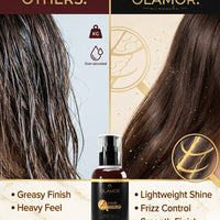OLAMOR Vitamin-E Hair Serum with Macadamia Oil for Frizzy Hair & Healthier Hair Growth - 100ml
