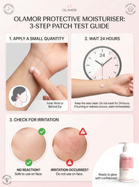 OLAMOR Protective Moisturiser watermelon glow with niaciamide