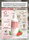 OLAMOR Protective Moisturiser watermelon glow with niaciamide