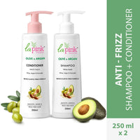La Pink Olive & Argan Frizz-Free Duo Pack of 2