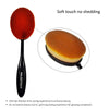 Majestique Allure Oval Makeup Brush Set Kit