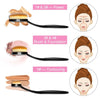 Majestique Premium Case Soft Makeup Brush Set Oval Kit