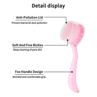 Majestique Pore Cleansing Facial Brushes 2 Pieces