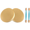 Majestique Cotton Powder Puffs With 2 Free Cosmetic Sticks Combo