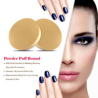 Majestique Cotton Powder Puffs With 2 Free Cosmetic Sticks Combo
