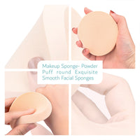 Majestique Cotton Powder Puffs With 2 Free Cosmetic Sticks Combo