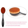 Majestique Supple Oval Makeup Brushes Set 1 Kit