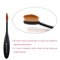 Majestique Supple Oval Makeup Brushes Set 1 Kit