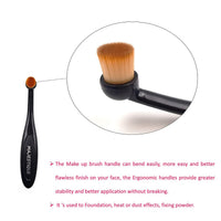Majestique Supple Oval Makeup Brushes Set 1 Kit