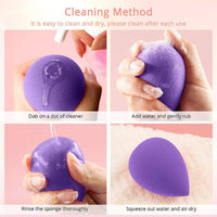 Majestique Beauty Blender Sponge Set with Egg Case 1 Piece