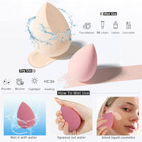 Majestique Beauty Blender Sponge Set with Egg Case 1 Piece