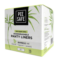 Pee Safe 100% Organic Cotton, Biodegradable Panty Liners